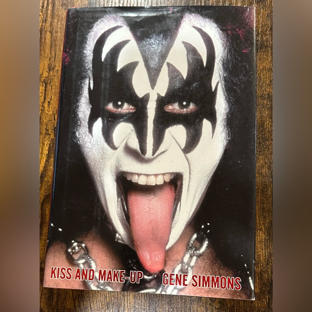KISS Gene Simmons KISS And Make-Up Hard Cover Book